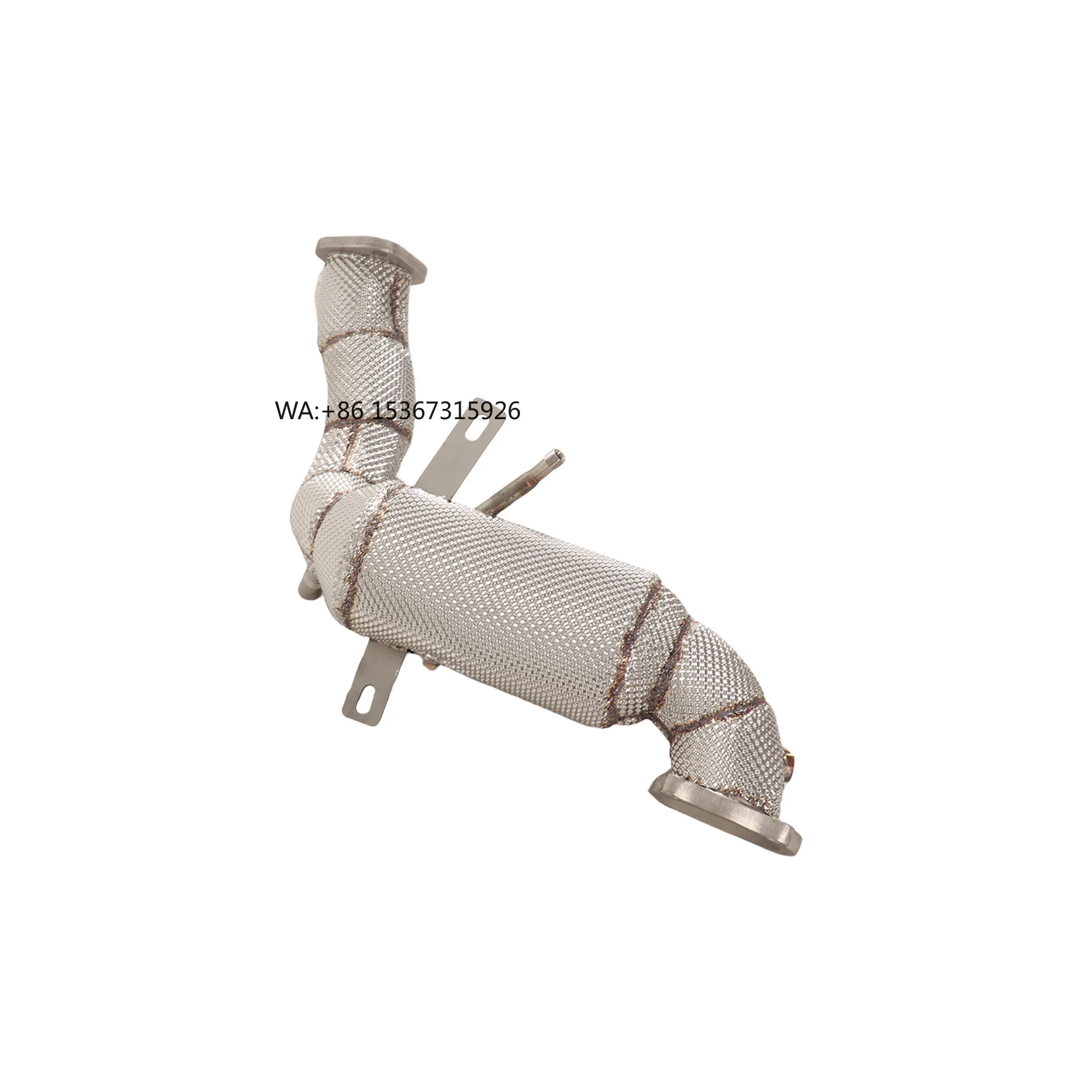 2.0T Downpipe with Catalytic Converter OPF and Heat Insulation Stainless Steel Material
2.0T Downpipe with Catalytic Converter OPF and Heat Insulation Stainless Steel Material