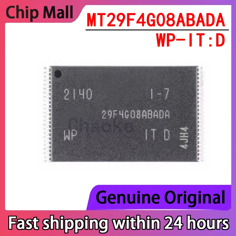 1PCS NEW MT29F4G08ABADAWP:D MT29F4G08ABADAWP-IT:D 29F4G08ABADA TSOP-48 4Gb NAND Flash Memory Chip in Stock
1PCS NEW MT29F4G08ABADAWP:D MT29F4G08ABADAWP-IT:D 29F4G08ABADA TSOP-48 4Gb NAND Flash Memory Chip in Stock