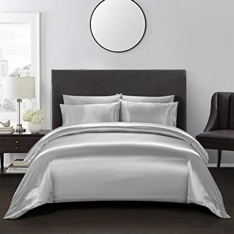 3 Pcs Satin Duvet Cover Set Bedding Sets 1800 Series Luxury Rich Silk Silky Super Soft Solid Color Reversible Comfortable Honey
3 Pcs Satin Duvet Cover Set Bedding Sets 1800 Series Luxury Rich Silk Silky Super Soft Solid Color Reversible Comfortable Honey
