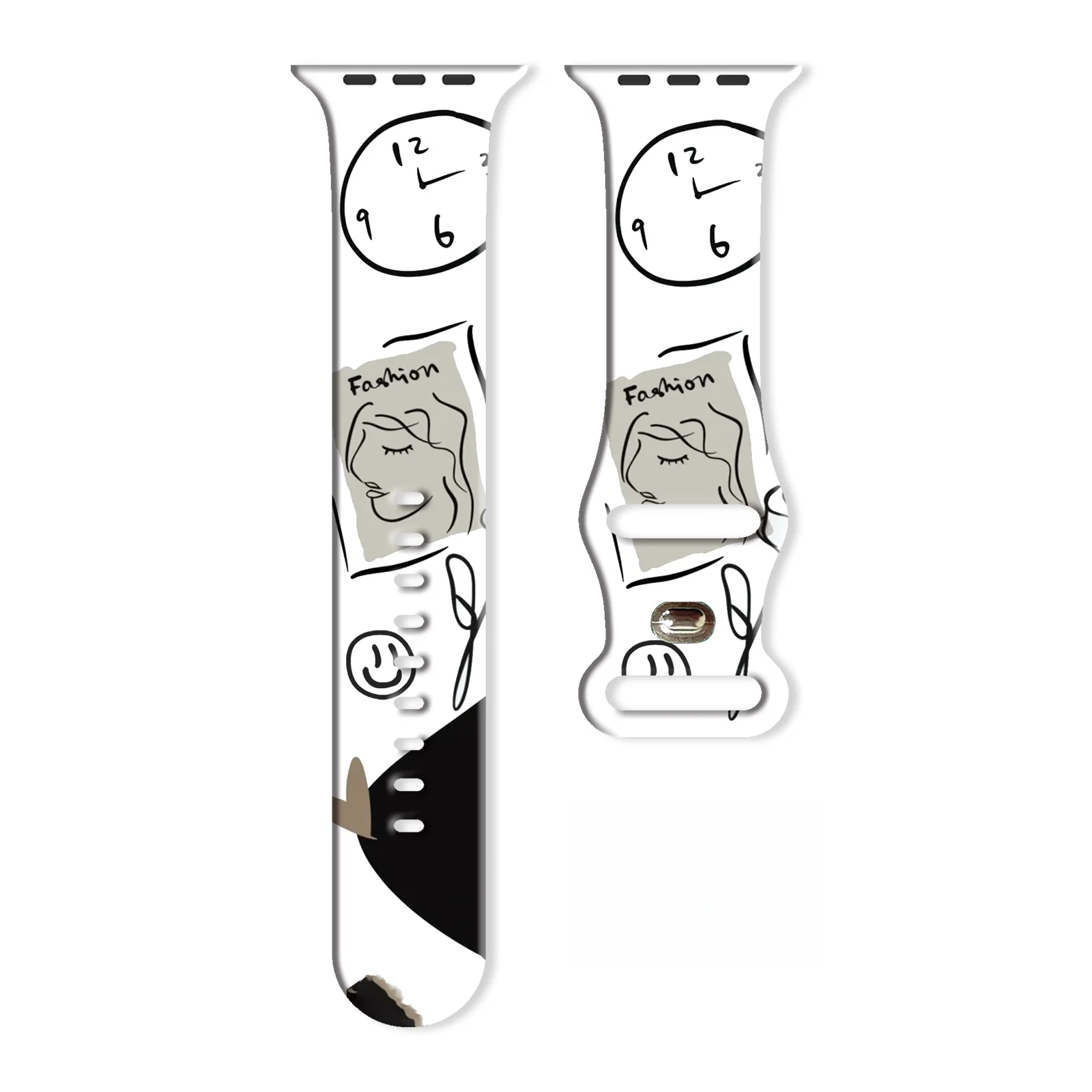 Simple Lines Printed Strap for Apple Watch 10 9 8 Silicone Band Replaceable Bracelet for iWatch 46mm 44mm 42mm 41mm Watchband
Simple Lines Printed Strap for Apple Watch 10 9 8 Silicone Band Replaceable Bracelet for iWatch 46mm 44mm 42mm 41mm Watchband