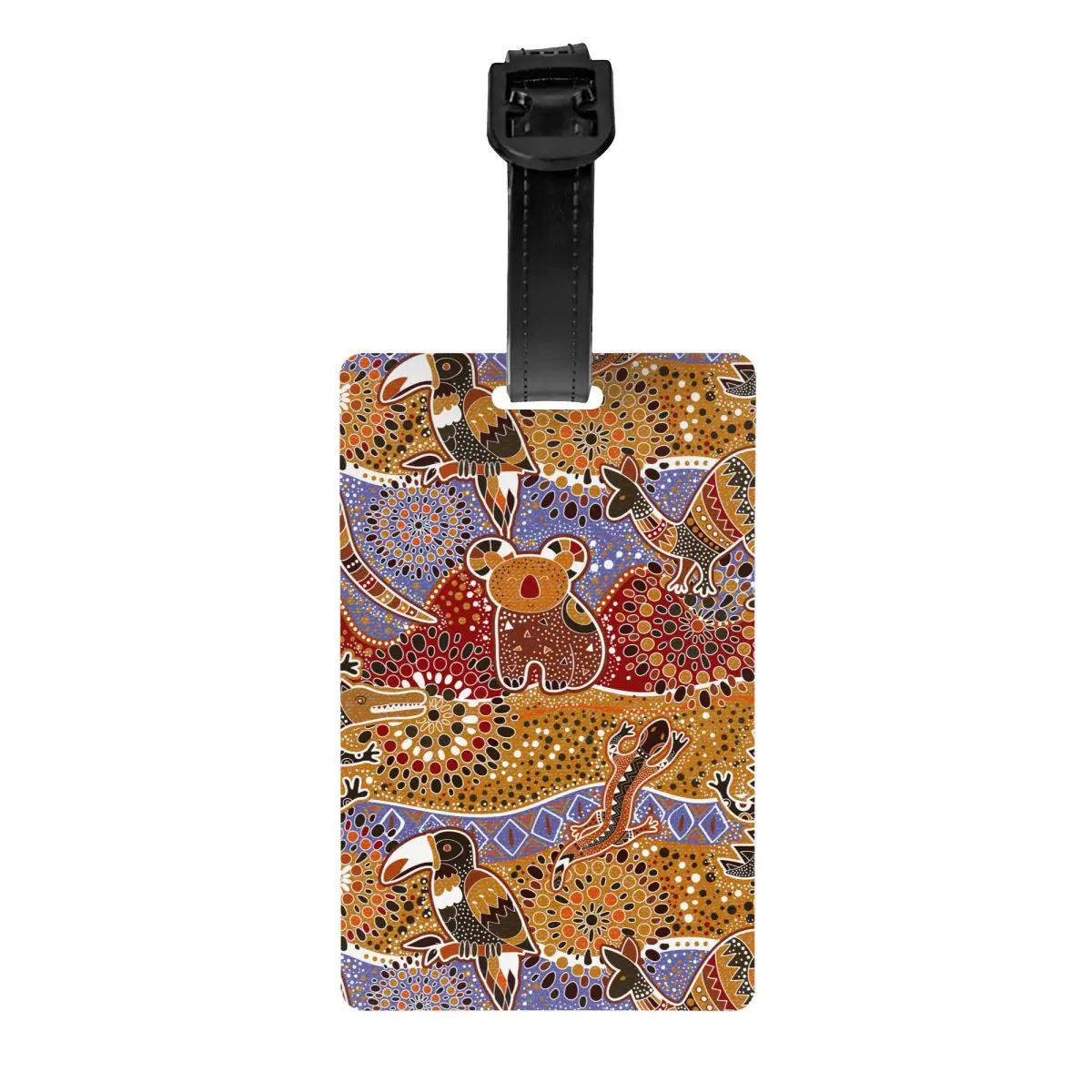 Custom Colorful Animals Luggage Tags for Suitcases Cute Australian Aboriginal Art Baggage Tags Privacy Cover Name ID Card
Custom Colorful Animals Luggage Tags for Suitcases Cute Australian Aboriginal Art Baggage Tags Privacy Cover Name ID Card