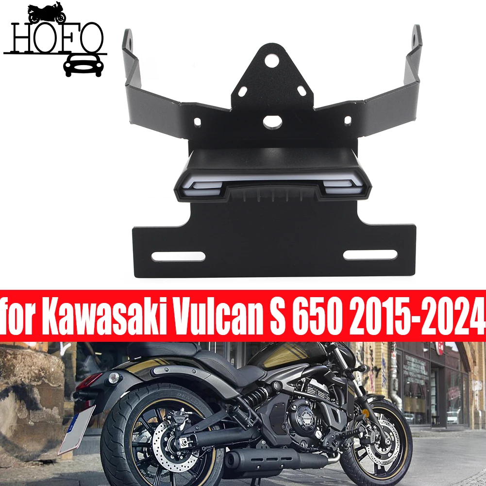 Motorcycle Tail Tidy Fender Eliminator Rear Bracket FLFB for Kawasaki Vulcan S 650 2015-2024 License Plate Holder LED Light
Motorcycle Tail Tidy Fender Eliminator Rear Bracket FLFB for Kawasaki Vulcan S 650 2015-2024 License Plate Holder LED Light