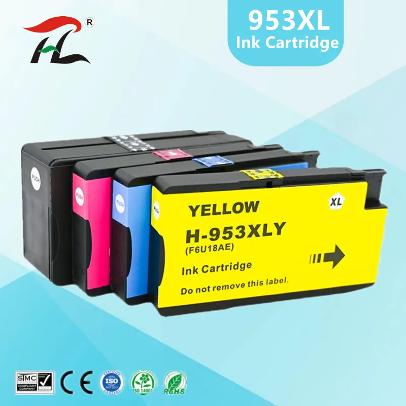 Совместимый чернильный картридж 953 953XL для принтера HP 953 Pro 7720 7740 8210 8218 8710 8715 8718 8719 8720 8725 8728 8730 8740
Совместимый чернильный картридж 953 953XL для принтера HP 953 Pro 7720 7740 8210 8218 8710 8715 8718 8719 8720 8725 8728 8730 8740