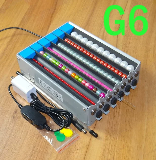 Dual Multi-channel Electric Bead Threading Machine, Adjustable Length Beading Artifact, Small Bead Spacer Automatic Needle
Dual Multi-channel Electric Bead Threading Machine, Adjustable Length Beading Artifact, Small Bead Spacer Automatic Needle