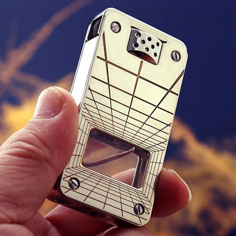 Vintage Metal Windproof Lighter, Ultra Thin Oil Burner, Portable Outdoor Gift For Men Dad Husband (Without Fuel)
Vintage Metal Windproof Lighter, Ultra Thin Oil Burner, Portable Outdoor Gift For Men Dad Husband (Without Fuel)