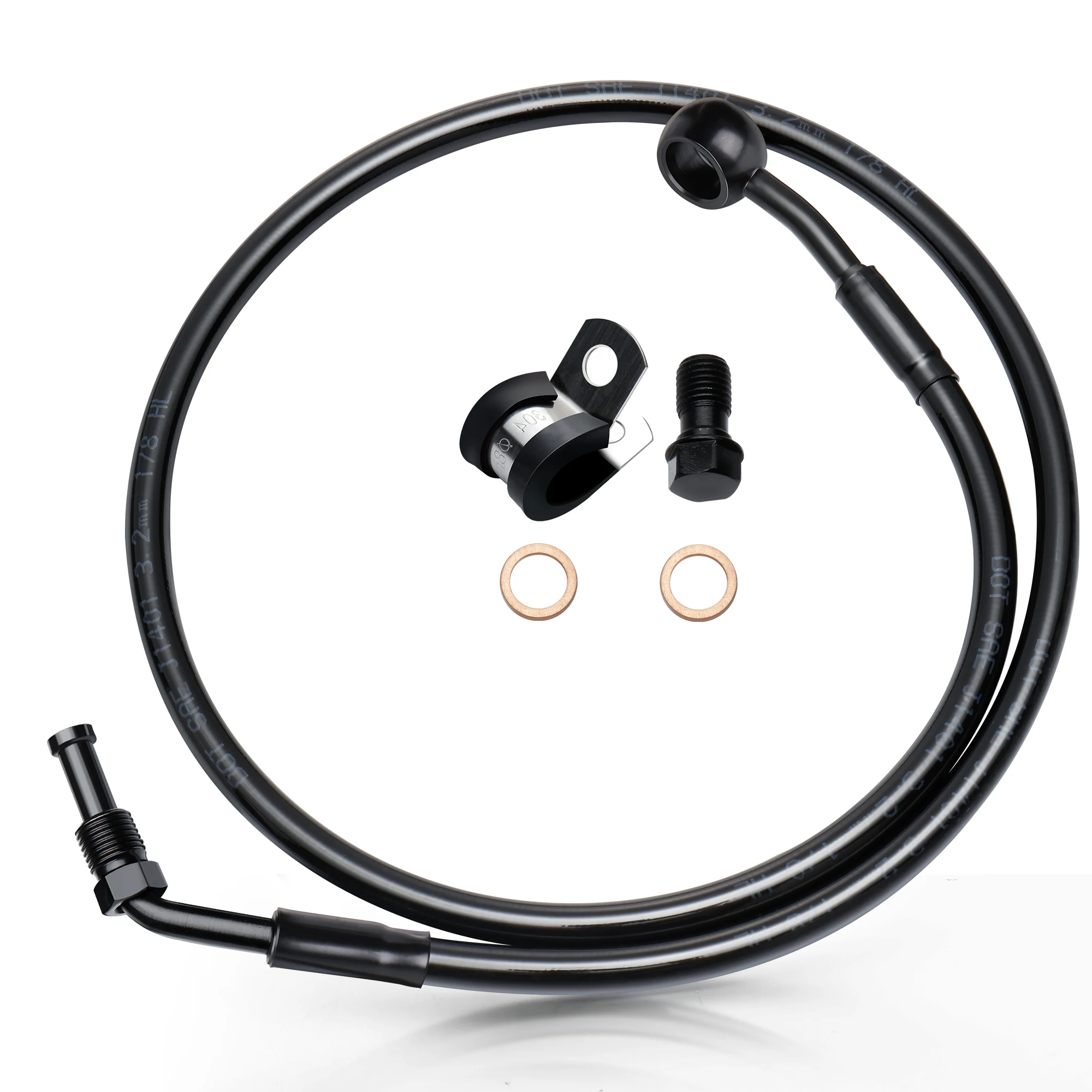 Front Upper Brake Line Hydraulic Oil Hose for Harley Softail Low Rider FXLRS FXLRST FXRST Fat Bob FXFB FXFBS 2018-Up
Front Upper Brake Line Hydraulic Oil Hose for Harley Softail Low Rider FXLRS FXLRST FXRST Fat Bob FXFB FXFBS 2018-Up