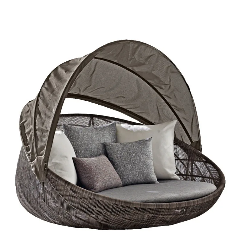 Outdoor imitation rattan lounger rattan chair swimming pool round bed lazy sofa garden sun room open-air beach rattan bed
Outdoor imitation rattan lounger rattan chair swimming pool round bed lazy sofa garden sun room open-air beach rattan bed