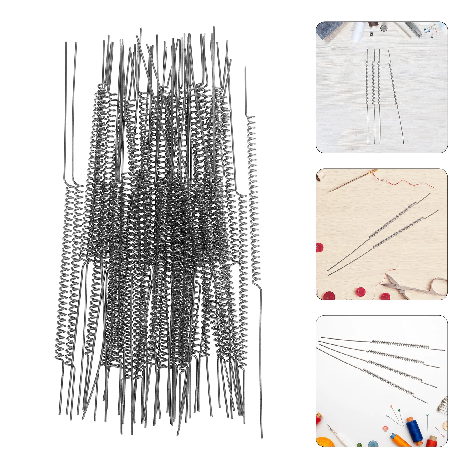 50Pcs DIY Potted Plant Springs Stainless Steel 14cm Solid Wobble Springs for Dashboard Car Shaking Head Ornament
50Pcs DIY Potted Plant Springs Stainless Steel 14cm Solid Wobble Springs for Dashboard Car Shaking Head Ornament