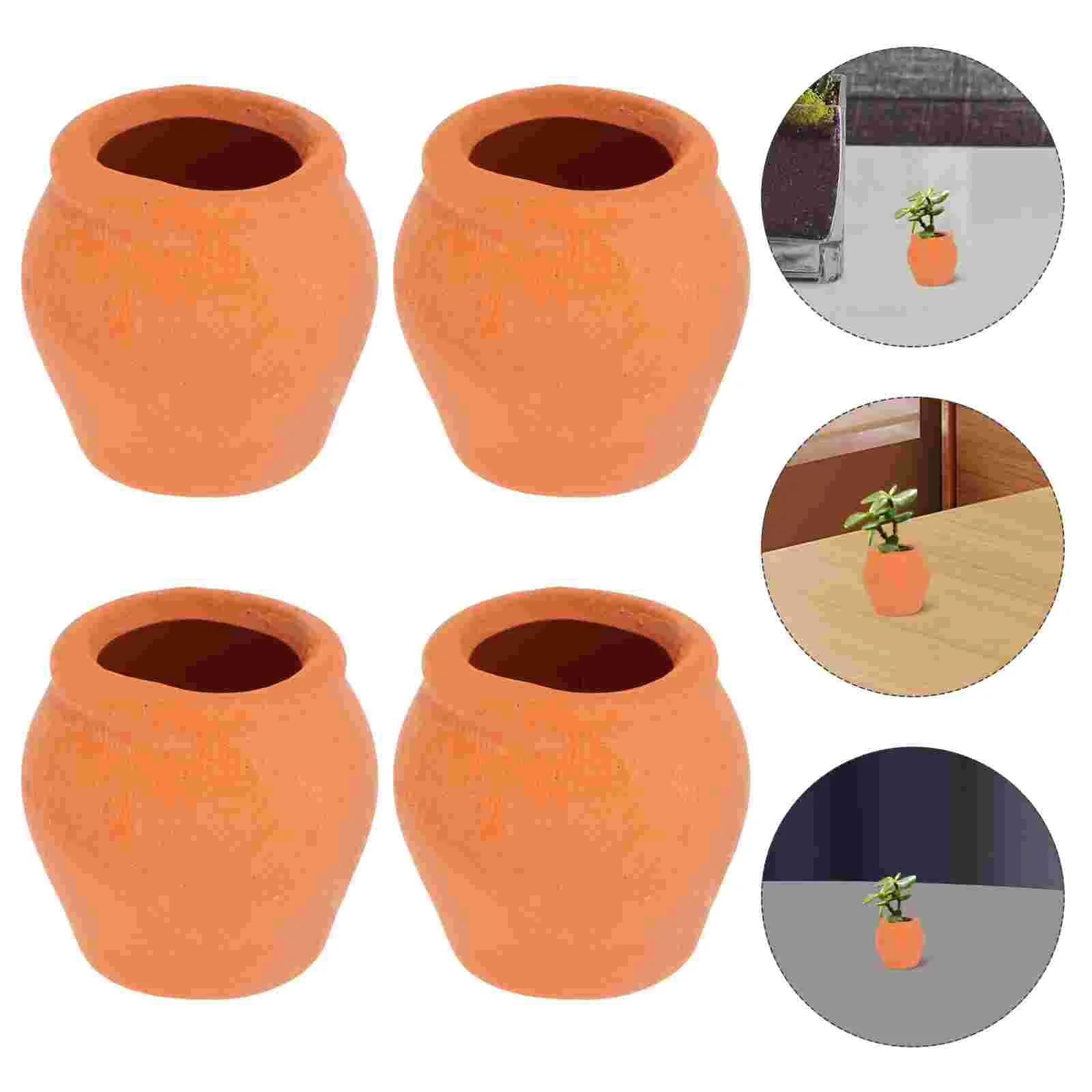 4 Pcs Small Succulent Nursery Pots Seedling Flower Mini Plant for Succulents Decorative Decorate Containers Terracotta
4 Pcs Small Succulent Nursery Pots Seedling Flower Mini Plant for Succulents Decorative Decorate Containers Terracotta