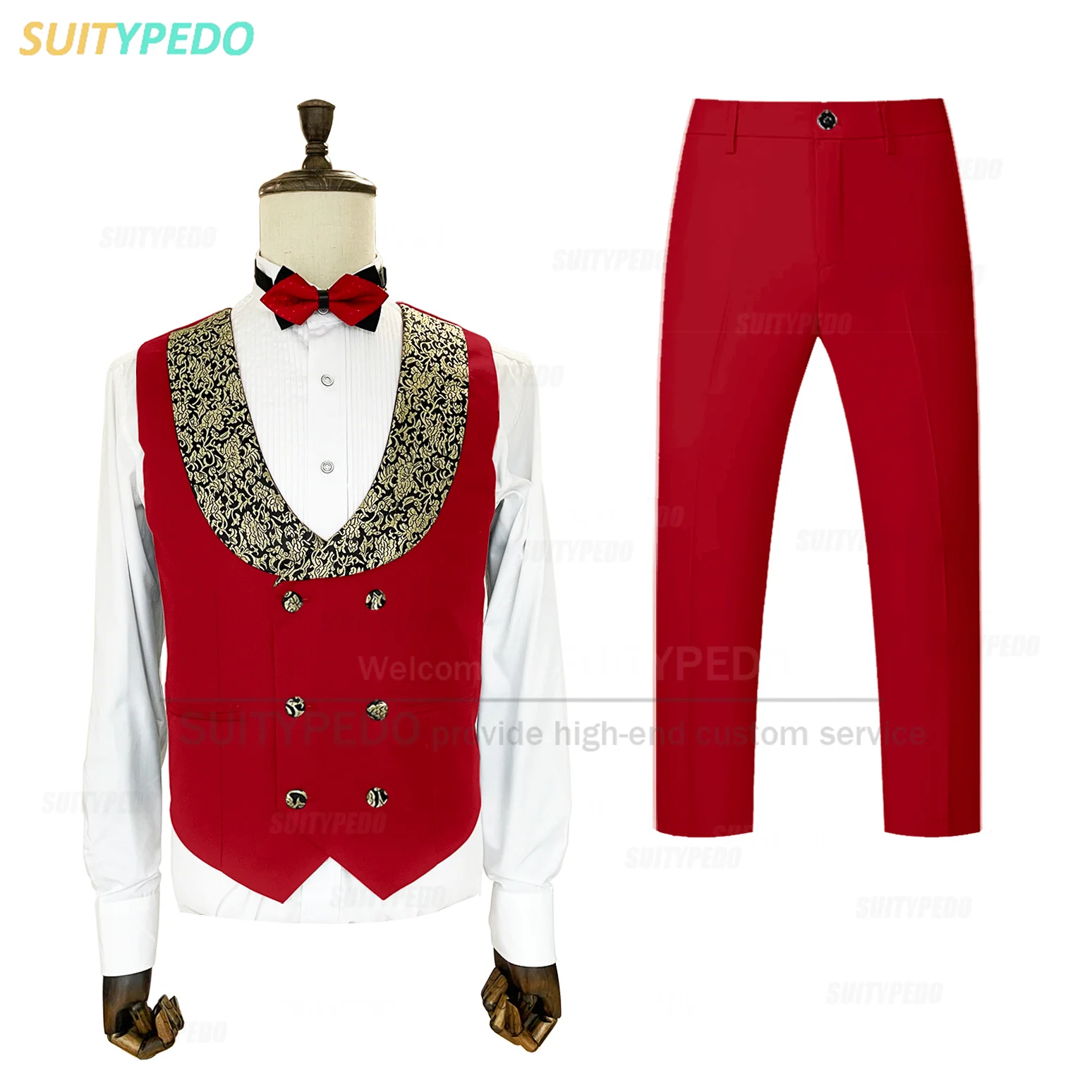 Formal Suit Sets For Kids School Banquet Children Host Elegant Outfits Birthday Party Fashion Boys Slim Fit Vest Pants Costumes
Formal Suit Sets For Kids School Banquet Children Host Elegant Outfits Birthday Party Fashion Boys Slim Fit Vest Pants Costumes