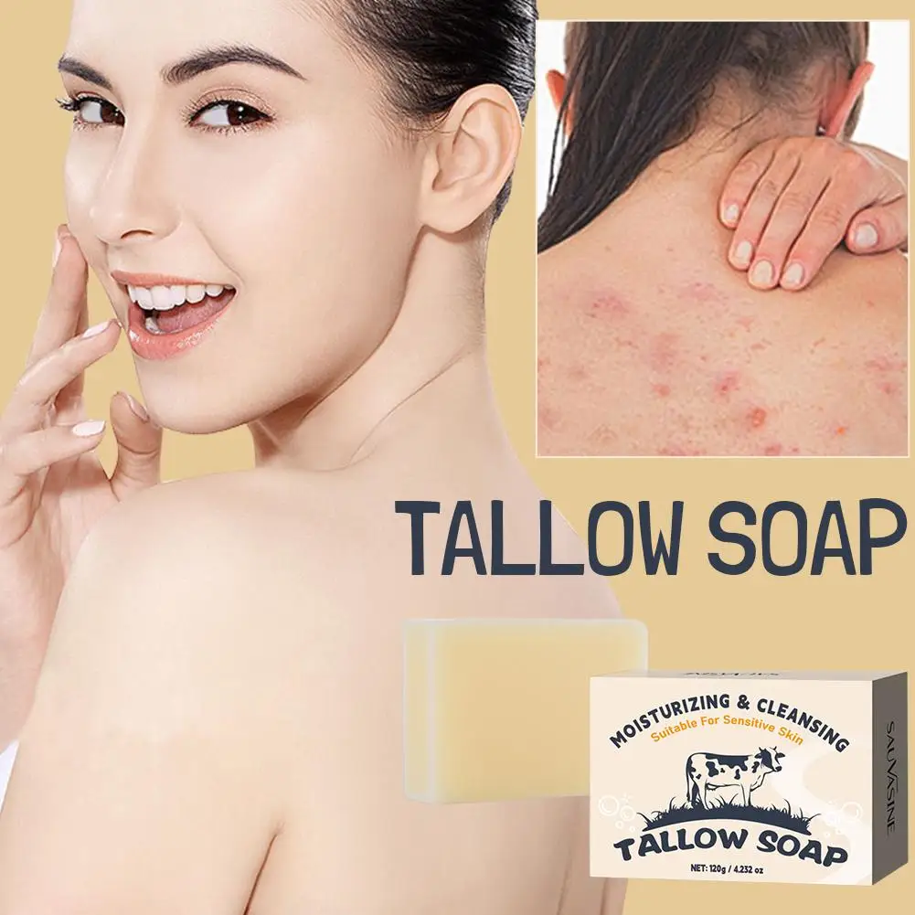 120 г мыла Tallow, мягкое глубоко очищающее мыло, растительная сыворотка, масло, увлажняющие, мягкие ингредиенты для различных типов кожи, увлажнение E L7B3
120 г мыла Tallow, мягкое глубоко очищающее мыло, растительная сыворотка, масло, увлажняющие, мягкие ингредиенты для различных типов кожи, увлажнение E L7B3