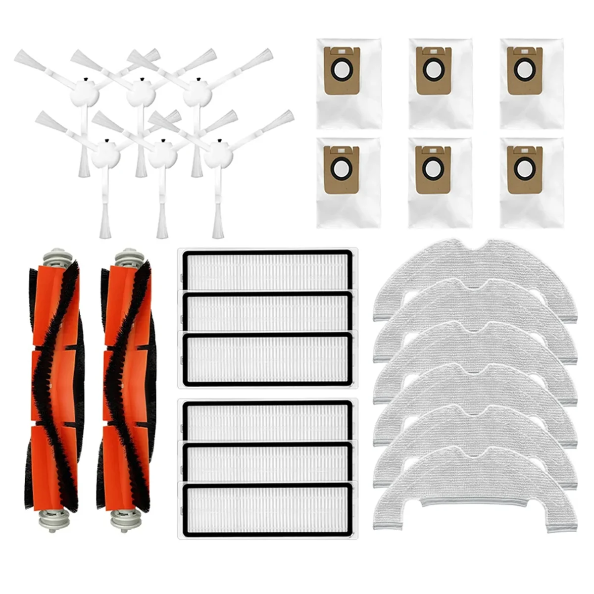 AUU-For D10 Plus RLS3D, Z10 Pro, L10 Plus Robot Vacuum Replacement Part Brush Hepa Filter Mop Pad Dust Bag
AUU-For D10 Plus RLS3D, Z10 Pro, L10 Plus Robot Vacuum Replacement Part Brush Hepa Filter Mop Pad Dust Bag