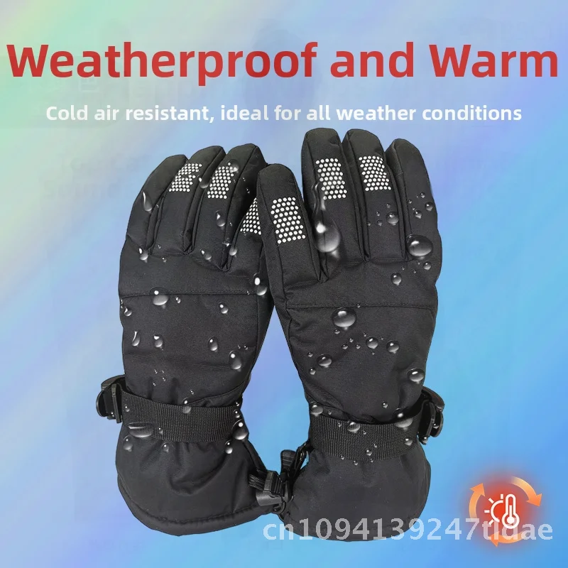 Зимние лыжные перчатки унисекс, теплые нескользящие водонепроницаемые перчатки с сенсорным экраном, регулируемые нейлоновые спортивные перчатки для верховой езды на открытом воздухе для всех судей L
Зимние лыжные перчатки унисекс, теплые нескользящие водонепроницаемые перчатки с сенсорным экраном, регулируемые нейлоновые спортивные перчатки для верховой езды на открытом воздухе для всех судей L