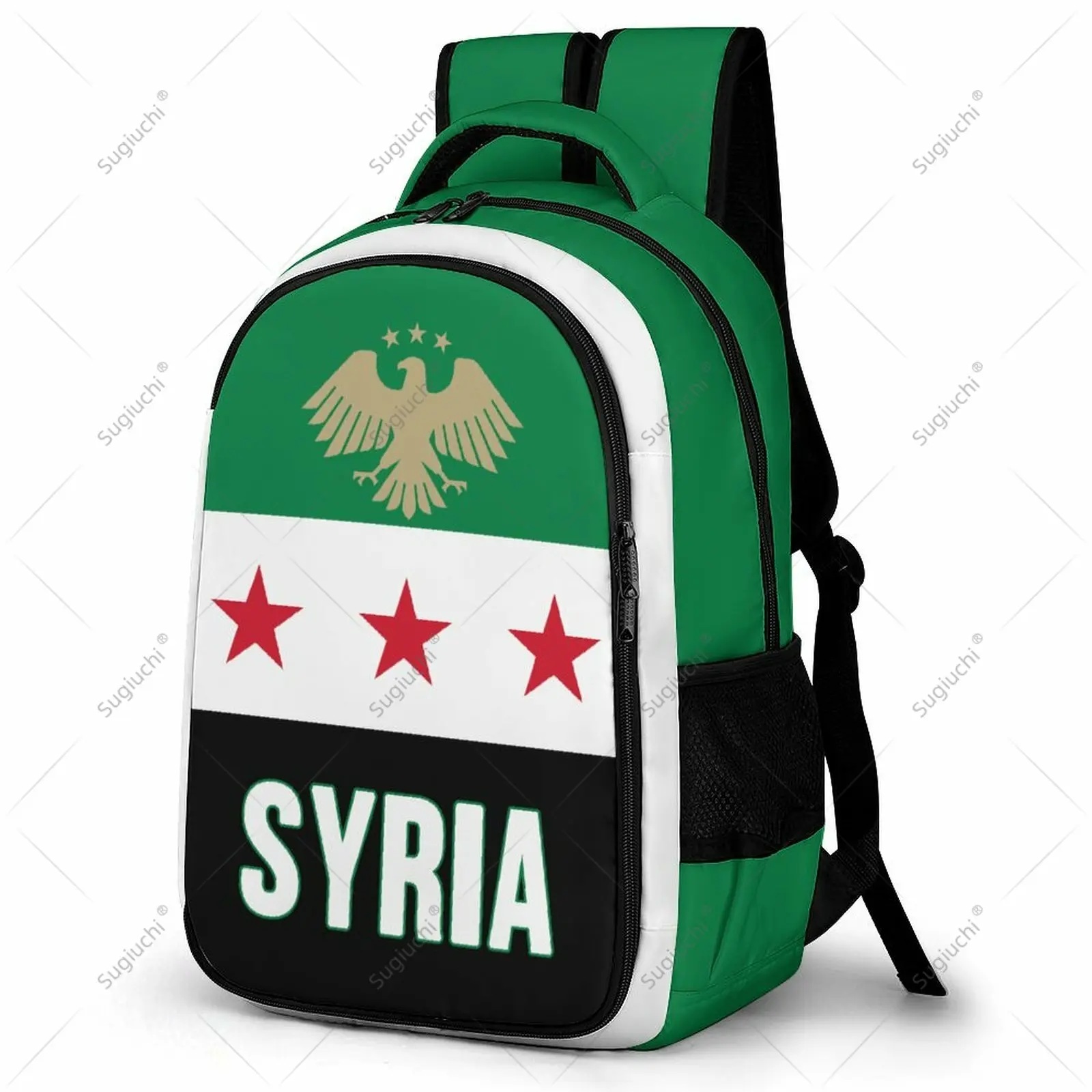 Backpack Syria Flag Student Schoolbag Smart Business Travel Leisure Backpack Laptop Back Pack Office Work Bag
Backpack Syria Flag Student Schoolbag Smart Business Travel Leisure Backpack Laptop Back Pack Office Work Bag