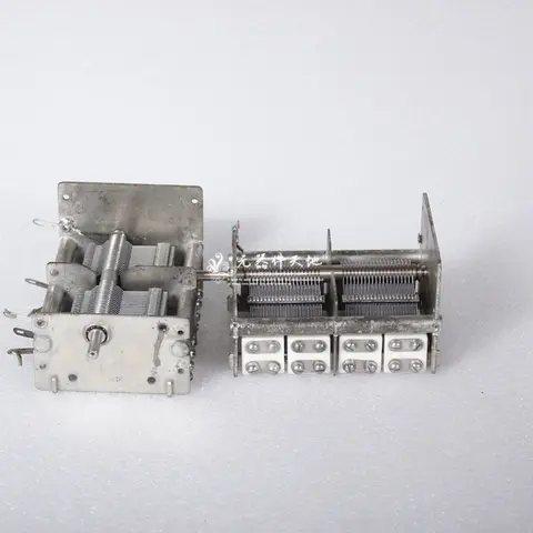 Second-hand high-Q ceramic 26PF-810PF DIY production double disassembly variable capacitor