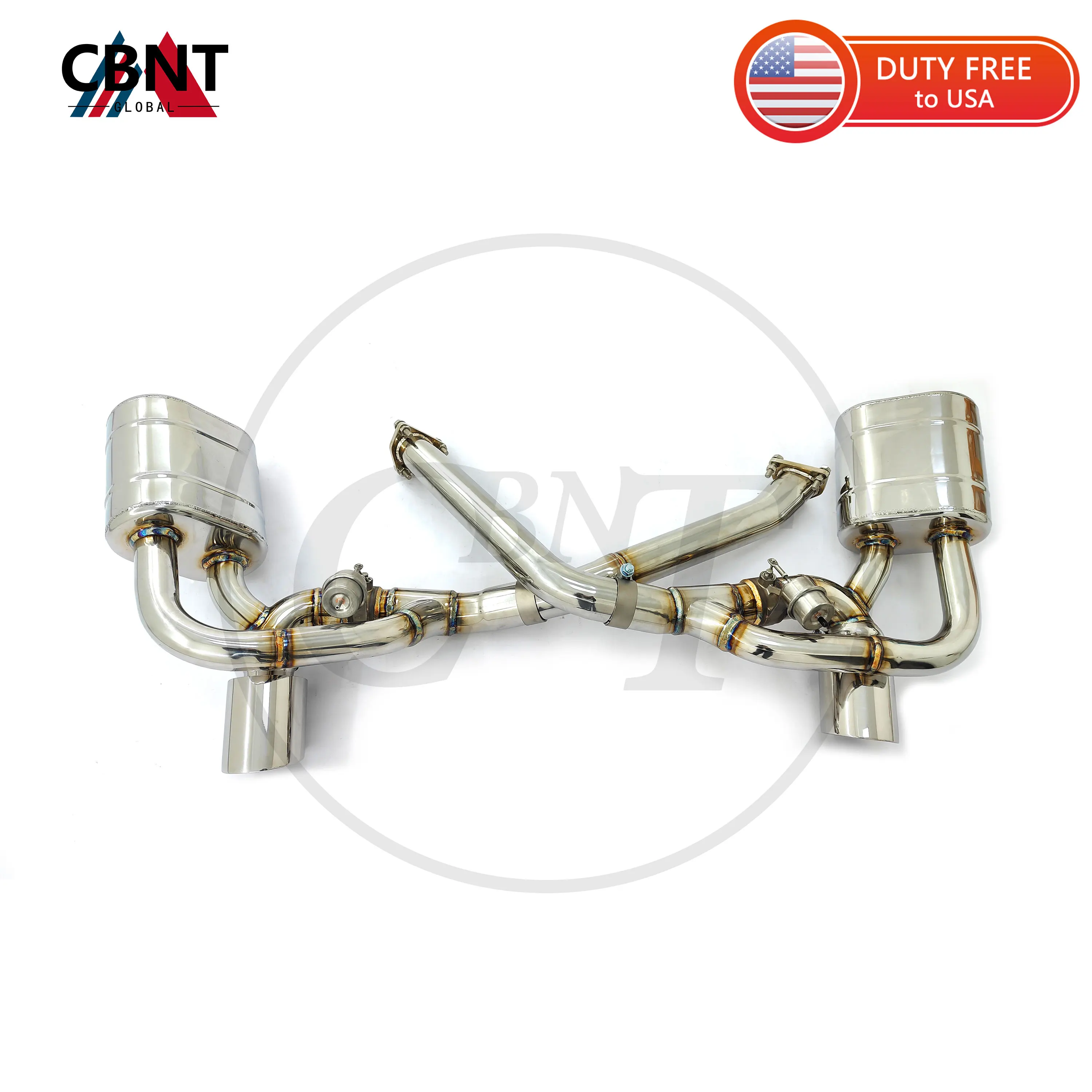CBNT for Porsche 911 993 Carrera/Targa 3.6L 3.8L Exhaust Axleback with Valve Muffler High Quality SS304 Valved Exhaust Systems
CBNT for Porsche 911 993 Carrera/Targa 3.6L 3.8L Exhaust Axleback with Valve Muffler High Quality SS304 Valved Exhaust Systems