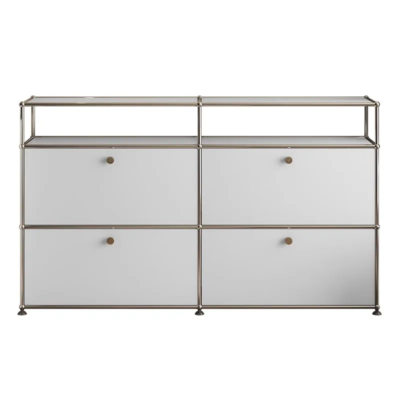 Medieval dining side cabinet integrated against the wall Modern simple ins Stainless steel storage chest TV cabinet
Medieval dining side cabinet integrated against the wall Modern simple ins Stainless steel storage chest TV cabinet
