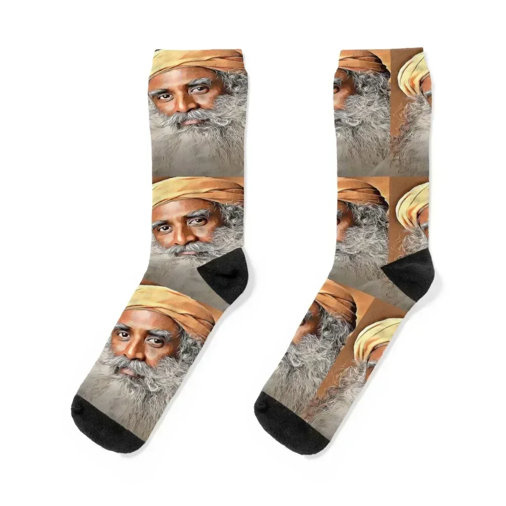Sadhguru Jaggi Vasudev Socks Crossfit hiking Sports christmass gift Socks Man Women's
Sadhguru Jaggi Vasudev Socks Crossfit hiking Sports christmass gift Socks Man Women's