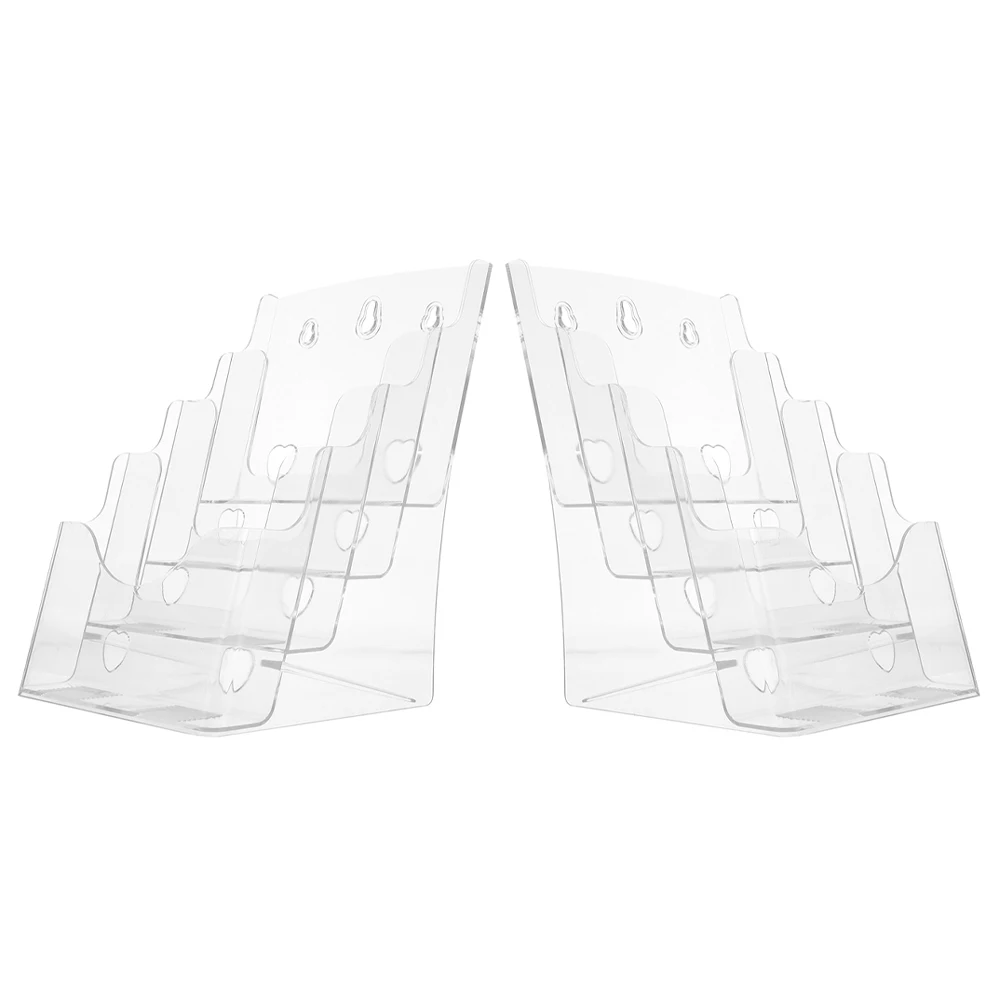 2pcs A5 Acrylic Box Pamphlet Display Stand Flyer Holder Wall Mount Document Organizer Magazine Rack Plastic Storage
2pcs A5 Acrylic Box Pamphlet Display Stand Flyer Holder Wall Mount Document Organizer Magazine Rack Plastic Storage