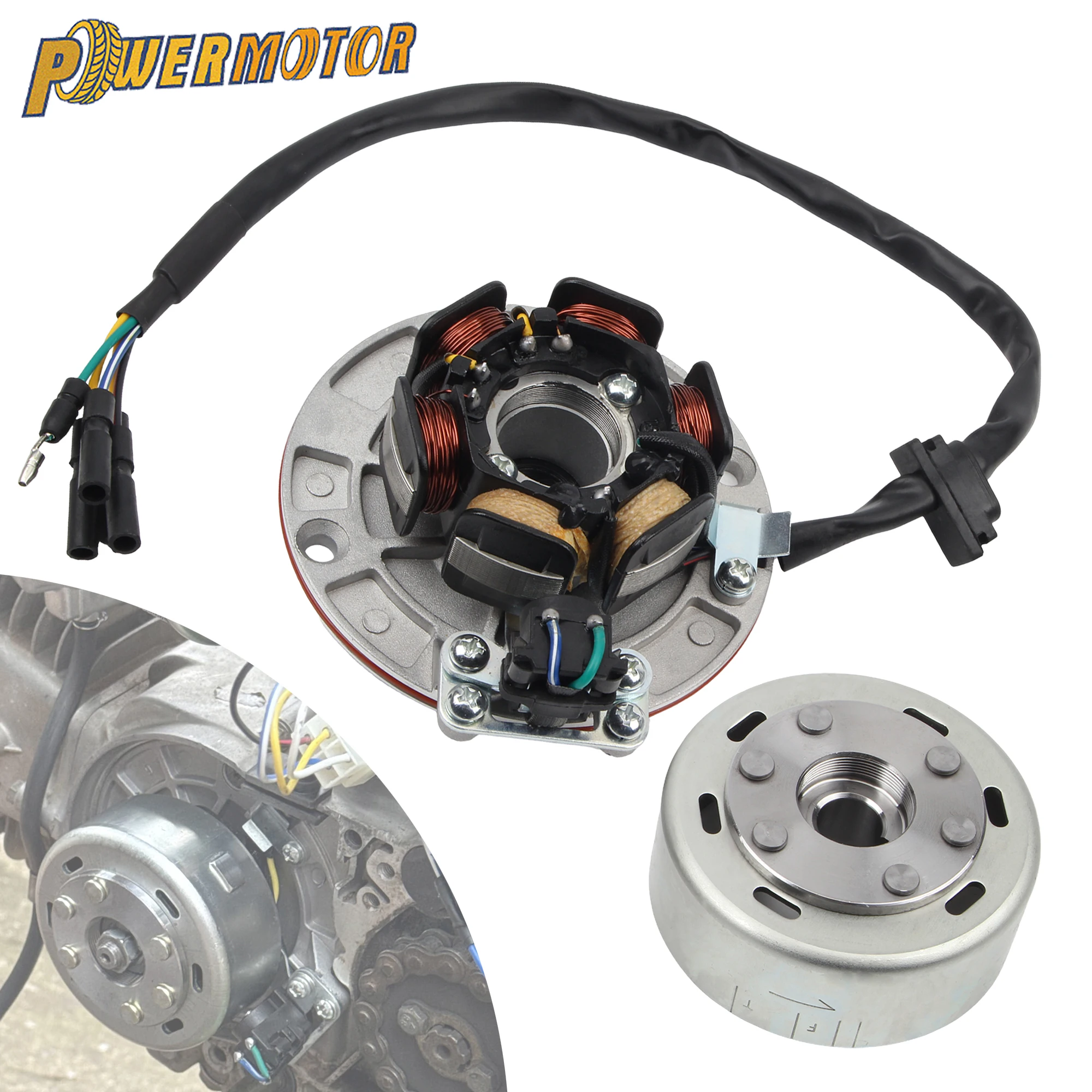 Motorcycle Magneto Stator Flywheel Rotor Kit For Yx Ying Xiang 140cc 150cc 160cc ATV GO Kart DirtBike Supermoto Modified Parts
Motorcycle Magneto Stator Flywheel Rotor Kit For Yx Ying Xiang 140cc 150cc 160cc ATV GO Kart DirtBike Supermoto Modified Parts