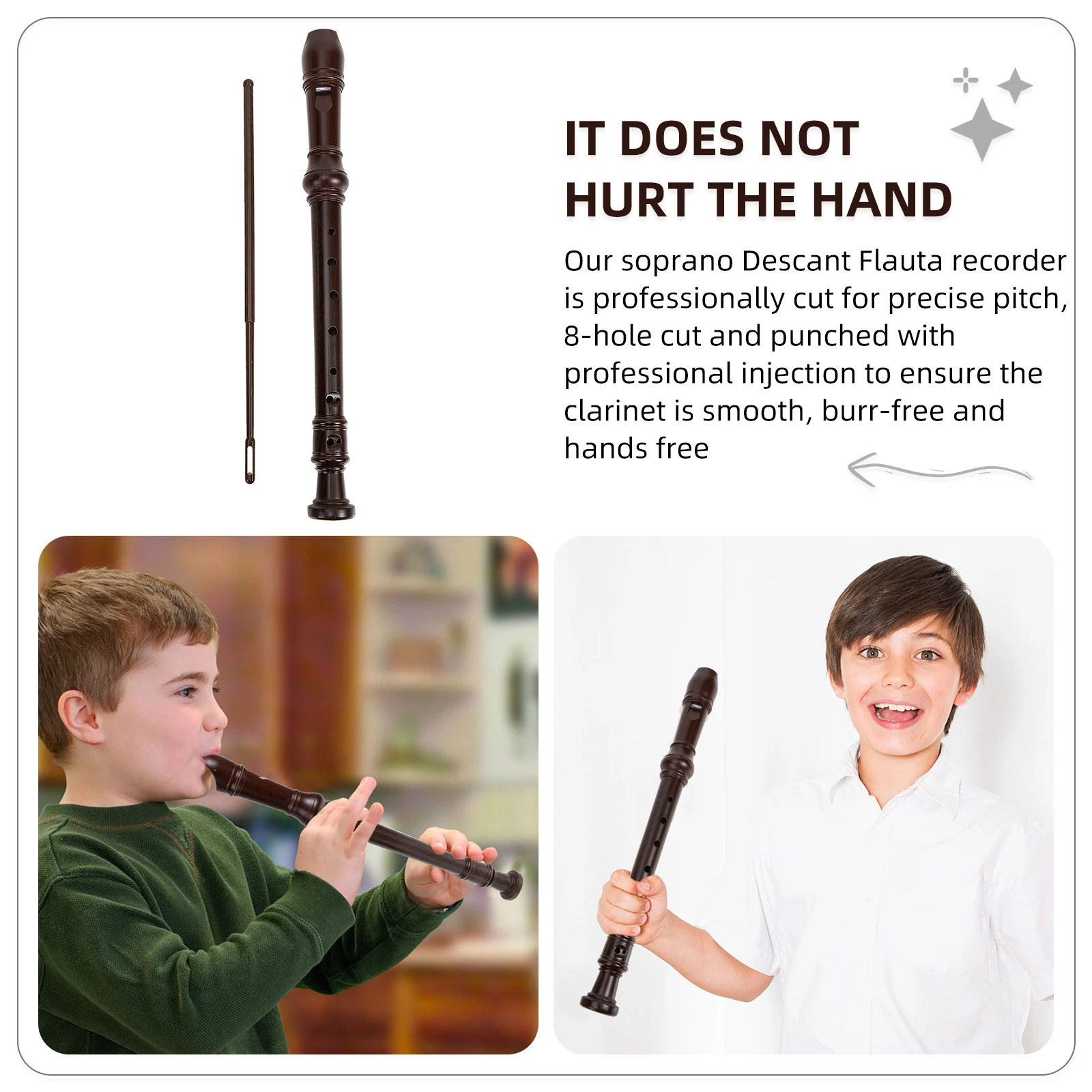 Treble Flute High Pitch Clarinet Kids Plastic Educational Musical Instrument Portable Wind
Treble Flute High Pitch Clarinet Kids Plastic Educational Musical Instrument Portable Wind