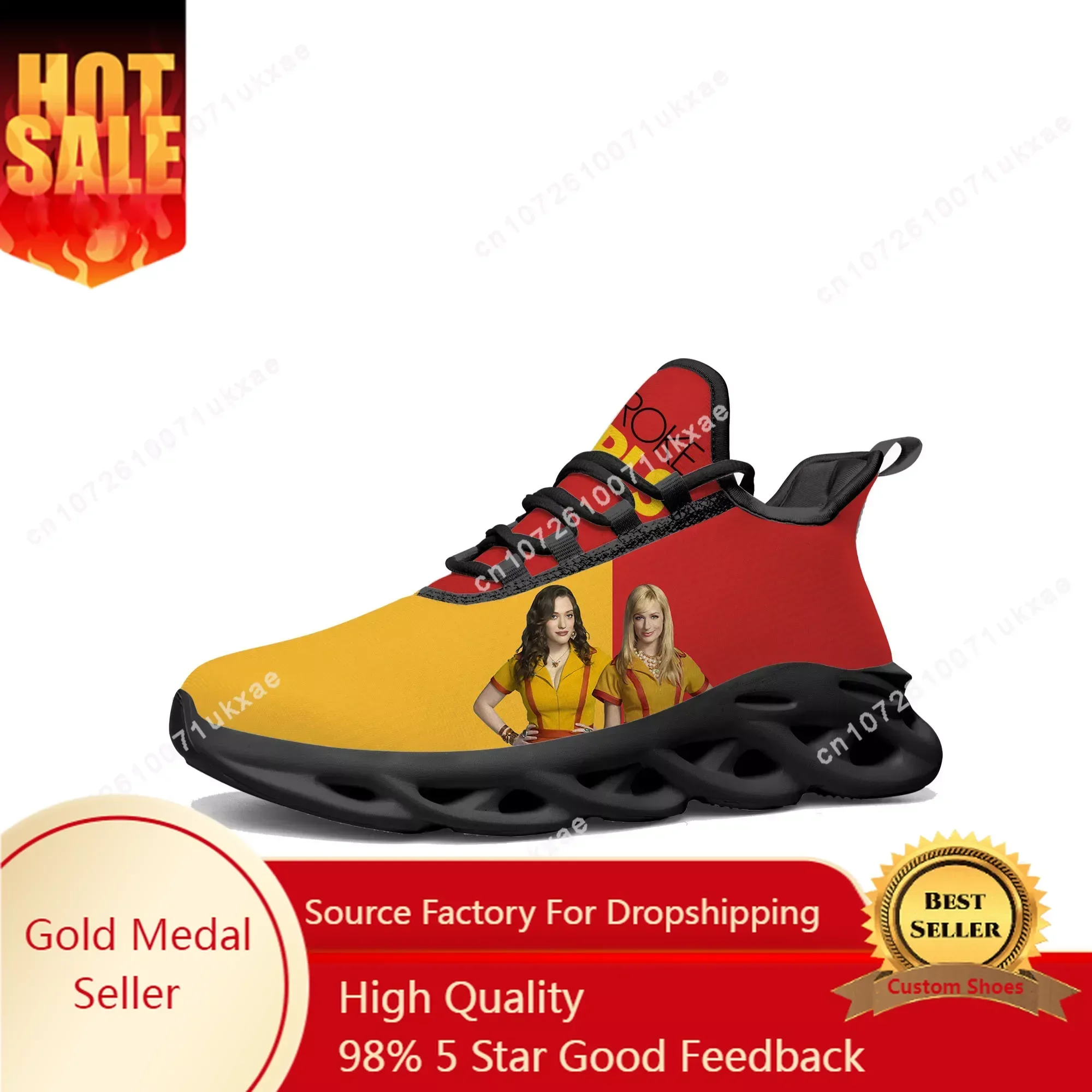 2 Broke Girls Flats Sneakers Mens Womens Sports Running Shoes High Quality Sneaker Lace Up Mesh Footwear custom made Shoe
2 Broke Girls Flats Sneakers Mens Womens Sports Running Shoes High Quality Sneaker Lace Up Mesh Footwear custom made Shoe
