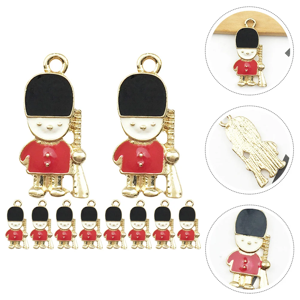 10 Pcs Nutcracker Accessories Christmas Charm Necklace Bracelet Making Kit Bead Charms for DIY Jewelry
10 Pcs Nutcracker Accessories Christmas Charm Necklace Bracelet Making Kit Bead Charms for DIY Jewelry