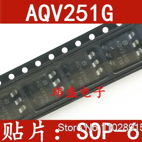 (10PCS/LOT) AQV251 AQV251G AQV251GA SOP6
(10PCS/LOT) AQV251 AQV251G AQV251GA SOP6