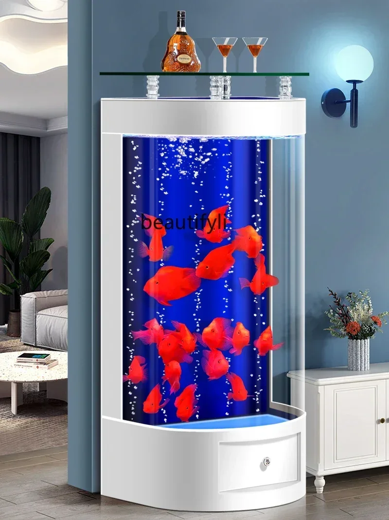 Semicircle Living Room Small Fish Tank Automatic Circulation Filter Aquarium
Semicircle Living Room Small Fish Tank Automatic Circulation Filter Aquarium