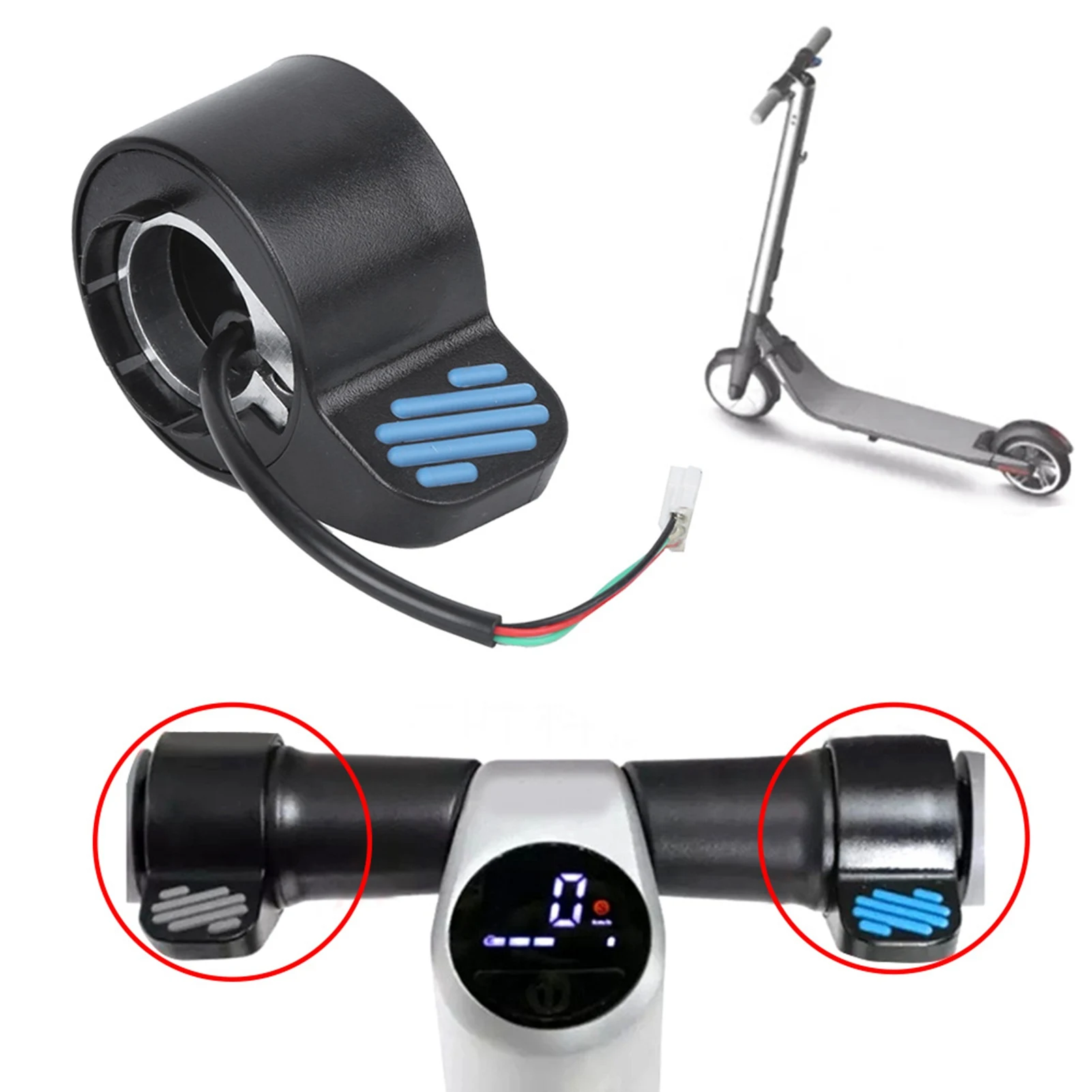 Electric Scooter Accelerator Throttle for XIAOMI for Ninebot ES1 ES2 ES3 ES4 Black Plastic Material Easy Install Performance 
Electric Scooter Accelerator Throttle for XIAOMI for Ninebot ES1 ES2 ES3 ES4 Black Plastic Material Easy Install Performance