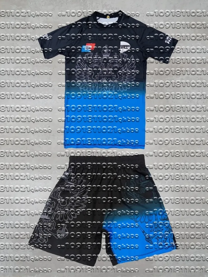 2026 Green Hill Summer Training Sports Personalized Short Sleeve Gradient Blue Boxing Set Adult and Children Fashion Jersey Set
2026 Green Hill Summer Training Sports Personalized Short Sleeve Gradient Blue Boxing Set Adult and Children Fashion Jersey Set
