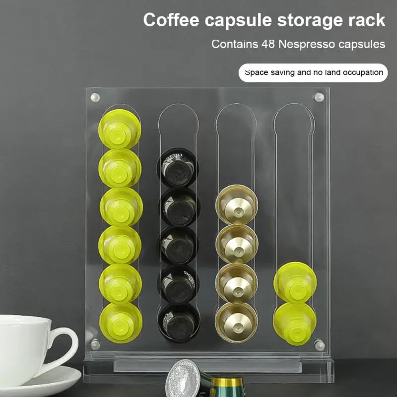 Набор для хранения кофейных капсул Nestle Nespresso, акриловая Вертикальная всасывающая стойка для хранения кофейных капсул, кухонные аксессуары, кофейная коробка
Набор для хранения кофейных капсул Nestle Nespresso, акриловая Вертикальная всасывающая стойка для хранения кофейных капсул, кухонные аксессуары, кофейная коробка