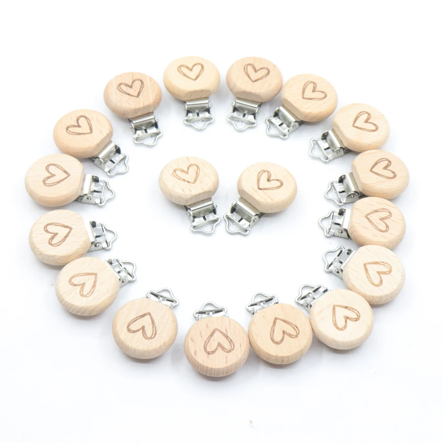 50pc New Love Pacifier Clip Wooden Pacifier Clip Care Chewing Accessories DIY Fake Clip Chain Wooden Baby Tether Toy
50pc New Love Pacifier Clip Wooden Pacifier Clip Care Chewing Accessories DIY Fake Clip Chain Wooden Baby Tether Toy