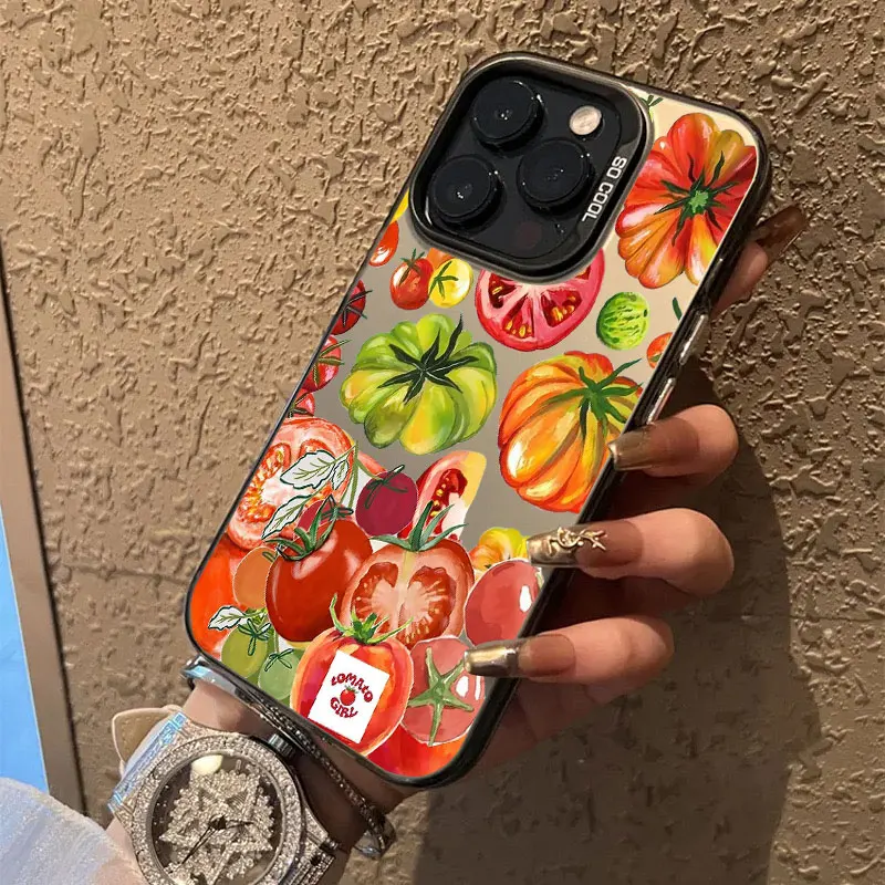 Lovely Red Tomato Pattern Laser Phone Case For iPhone 16 15 14 Pro Max Plus 17 Pro Max Air 13 12 Mini 11 Pro Max Shockproof Case
Lovely Red Tomato Pattern Laser Phone Case For iPhone 16 15 14 Pro Max Plus 17 Pro Max Air 13 12 Mini 11 Pro Max Shockproof Case