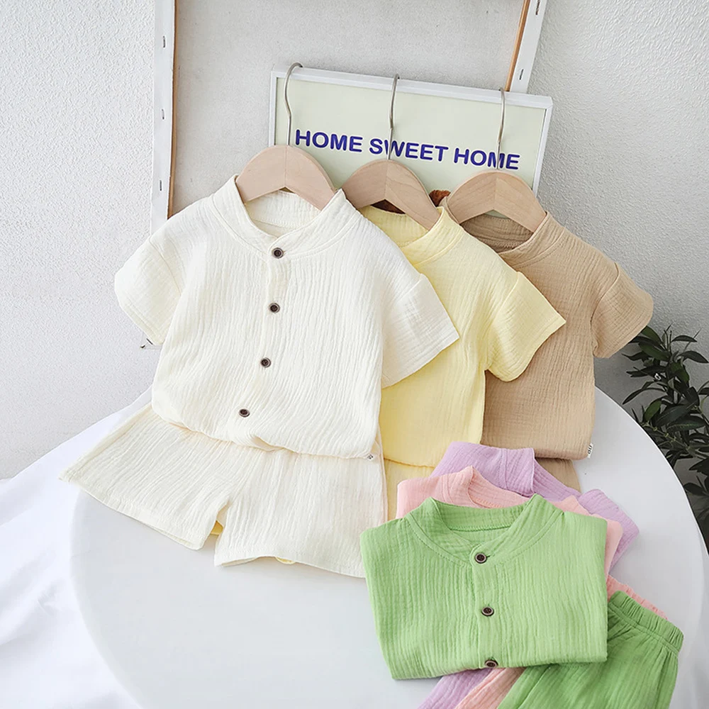 Summer newborn baby clothes sets for boys girls babies clothing outfits sets solid gauze top jacket+shorts suits infant baby set
Summer newborn baby clothes sets for boys girls babies clothing outfits sets solid gauze top jacket+shorts suits infant baby set