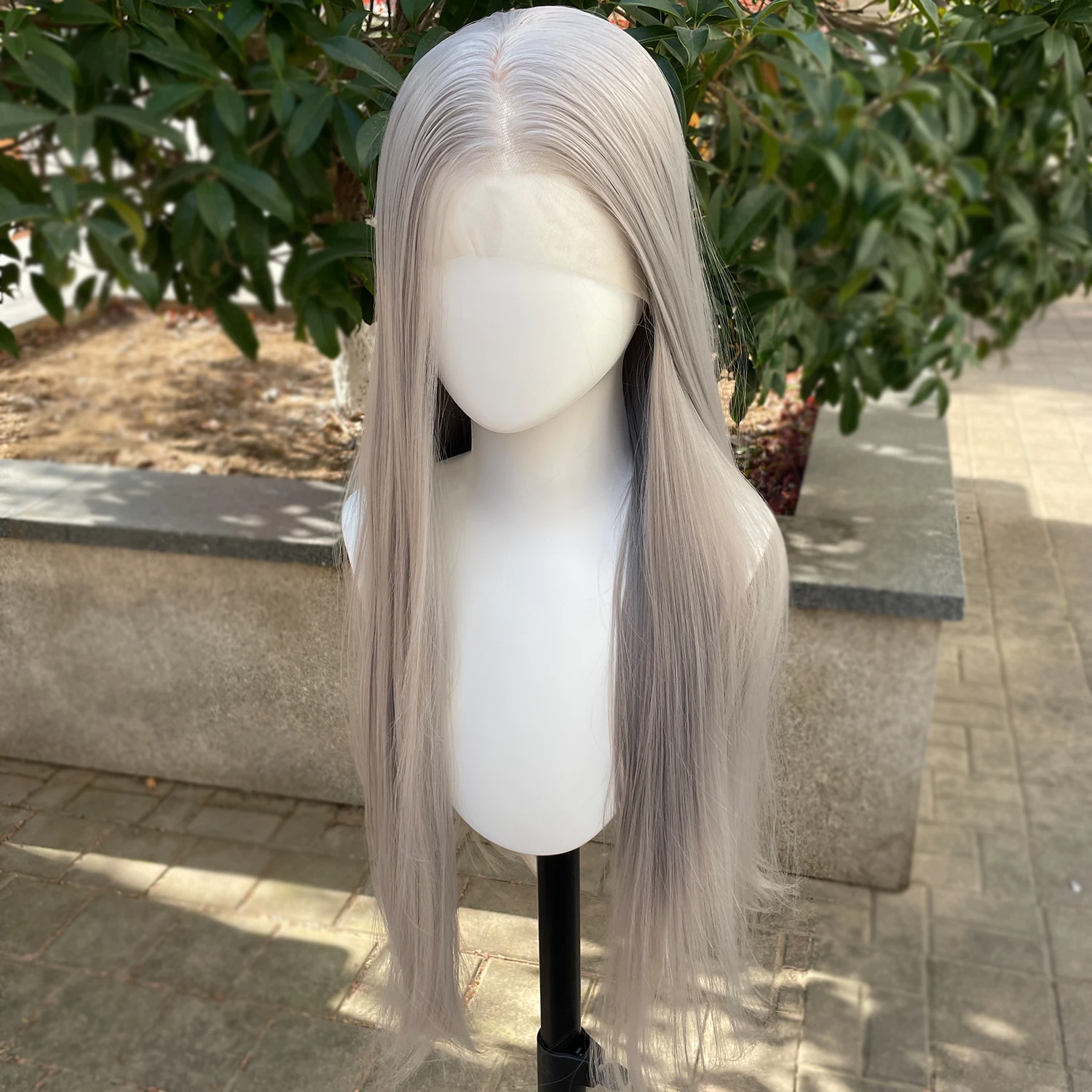 Medium Grey 13x4 Synthetic Lace Front Wigs for Women 26 Inch Gray Long Straight Lace Front Wigs Glueless 150% Density Free Part
Medium Grey 13x4 Synthetic Lace Front Wigs for Women 26 Inch Gray Long Straight Lace Front Wigs Glueless 150% Density Free Part