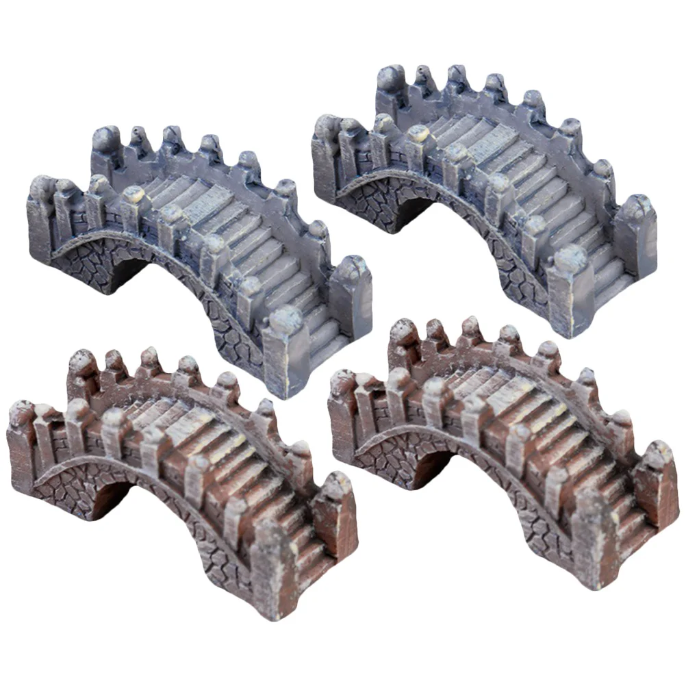 4 Pcs Micro Landscape Ornament Decorative Tiny Bridge Crafts Adornments Miniature Figurines Models Resin
4 Pcs Micro Landscape Ornament Decorative Tiny Bridge Crafts Adornments Miniature Figurines Models Resin