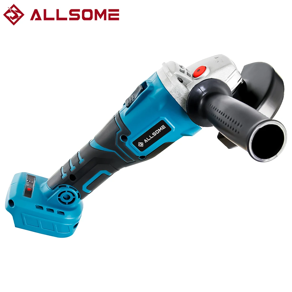 Allsome 125mm Cordless Angle Grinder Tool,Brushless Angle Mill Variable Speed Cutting Machine Polisher For 18V Makita Battery
Allsome 125mm Cordless Angle Grinder Tool,Brushless Angle Mill Variable Speed Cutting Machine Polisher For 18V Makita Battery