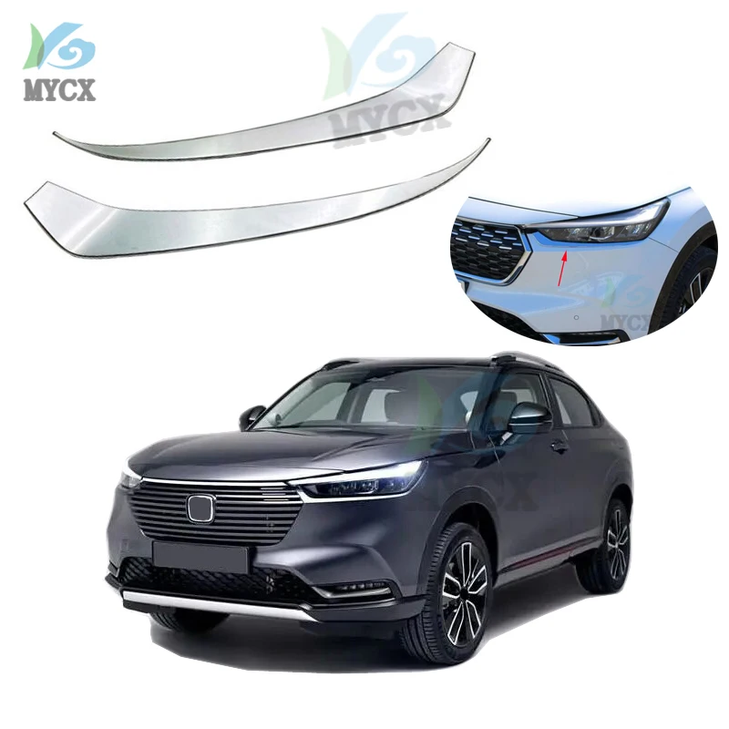 2pcs ABS Chrome Front Headlight eyebrows Lamp Cover FIT FOR Honda HR-V HRV VEZEL 2021 2022
2pcs ABS Chrome Front Headlight eyebrows Lamp Cover FIT FOR Honda HR-V HRV VEZEL 2021 2022
