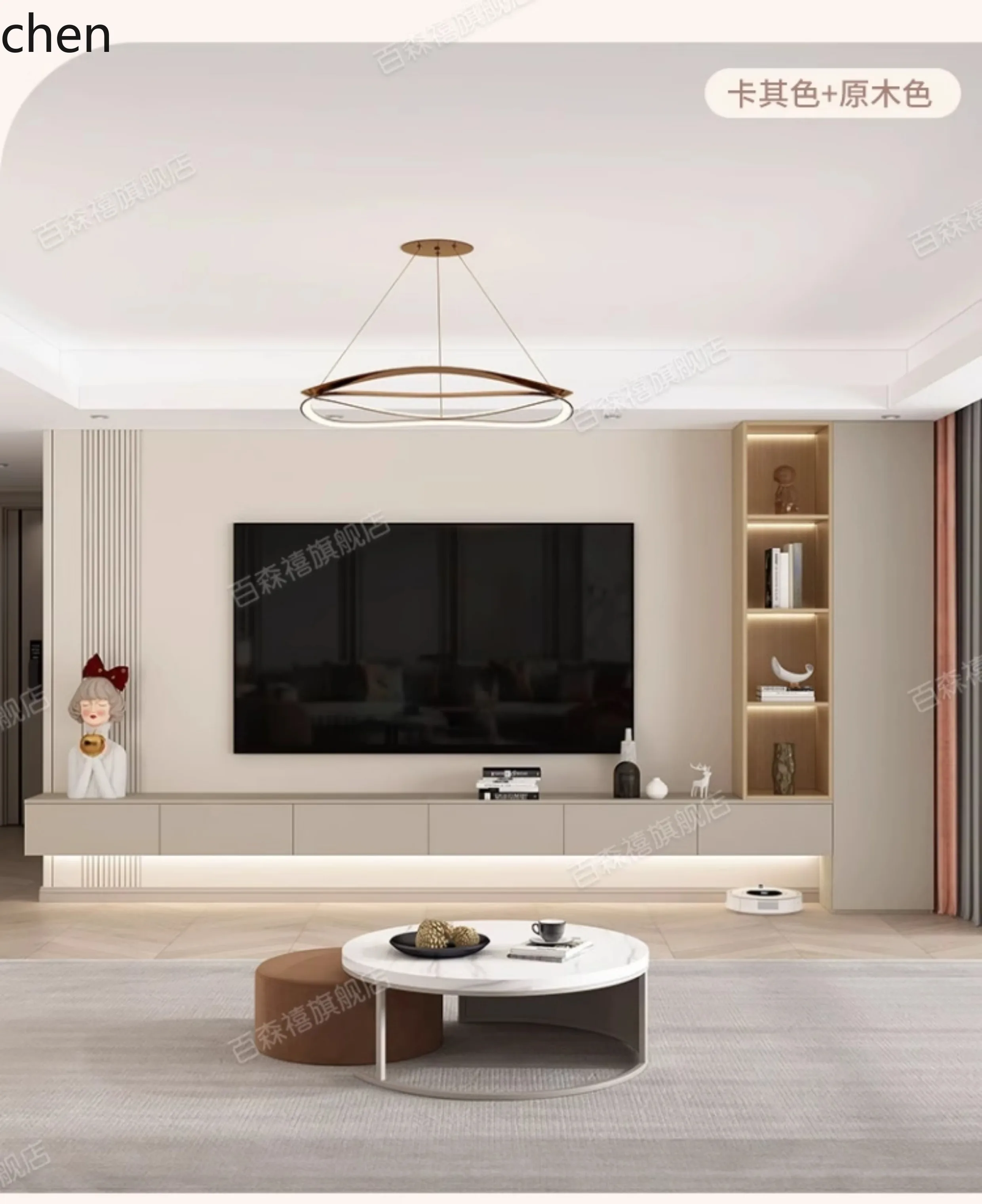 LXC living room home storage locker integrated combination wall background wall solid wood wall mounted TV cabinet
LXC living room home storage locker integrated combination wall background wall solid wood wall mounted TV cabinet