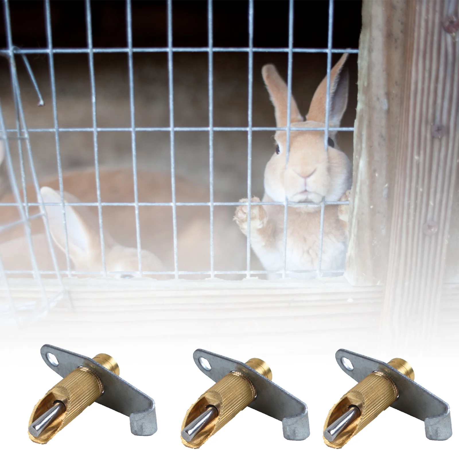 10pcs Rabbit Drinking Equipment Spring Design Automatic Waterer For Rabbit Cage Gravity Feed Pressure System Compatible 
10pcs Rabbit Drinking Equipment Spring Design Automatic Waterer For Rabbit Cage Gravity Feed Pressure System Compatible