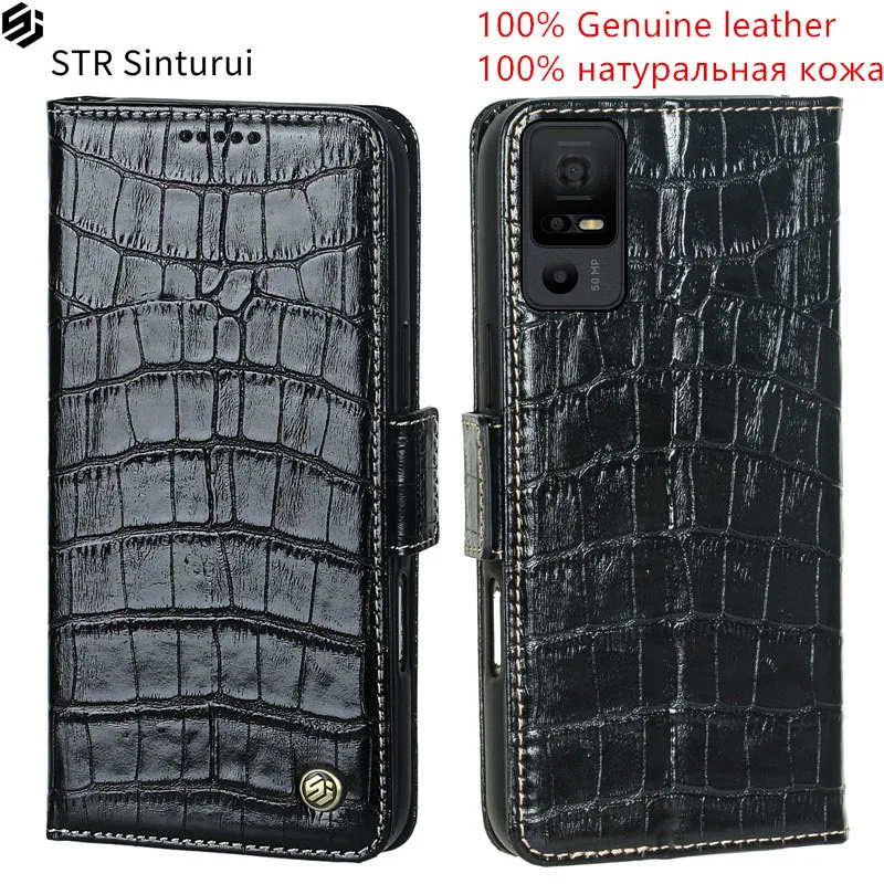 STR Genuine leather crocodile grain card Slot Wallet Cover For TCL 40 NxtPaper 5G X XE 406 408 403 405 4036 406s 40R phone Case
STR Genuine leather crocodile grain card Slot Wallet Cover For TCL 40 NxtPaper 5G X XE 406 408 403 405 4036 406s 40R phone Case