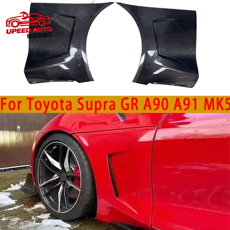 Suitable for Toyota Supra GR A90 A91 MK5 Fender Retrofit the Carbon fiber replacement leaf plate Car Accessories Body Kit
Suitable for Toyota Supra GR A90 A91 MK5 Fender Retrofit the Carbon fiber replacement leaf plate Car Accessories Body Kit