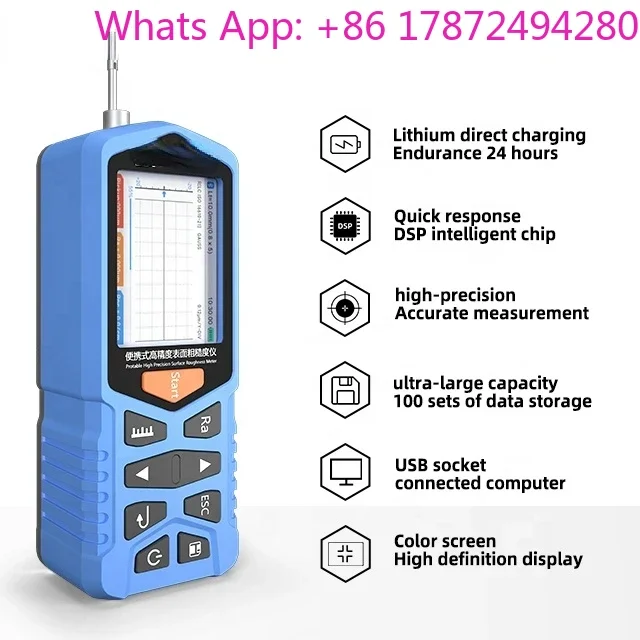 Portable Surface Roughness Tester Multiple Models, Industrial Profilometer for Ra Rz Measurement
Portable Surface Roughness Tester Multiple Models, Industrial Profilometer for Ra Rz Measurement
