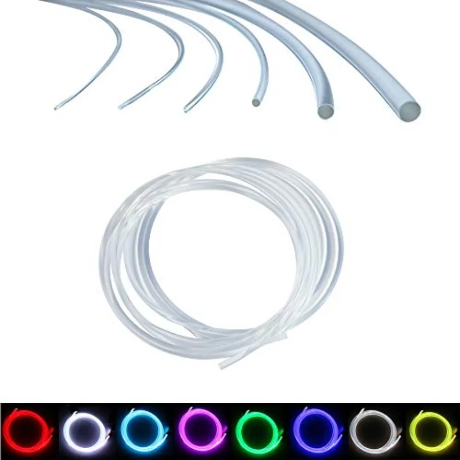 0.31in 8mm *16.4Ft(5m) Pmma Plastic Side Glow Cable for Fiber Optic Light Decoration for Car Home Use
0.31in 8mm *16.4Ft(5m) Pmma Plastic Side Glow Cable for Fiber Optic Light Decoration for Car Home Use