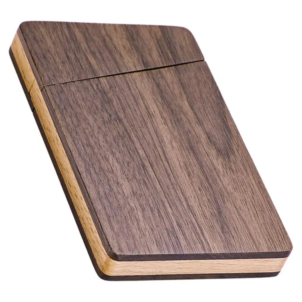 Portable Wooden Business Card Box Ultra Thin Walnut Pocket Holder for Men Office Accessories Business Gifts Large Capacity
Portable Wooden Business Card Box Ultra Thin Walnut Pocket Holder for Men Office Accessories Business Gifts Large Capacity