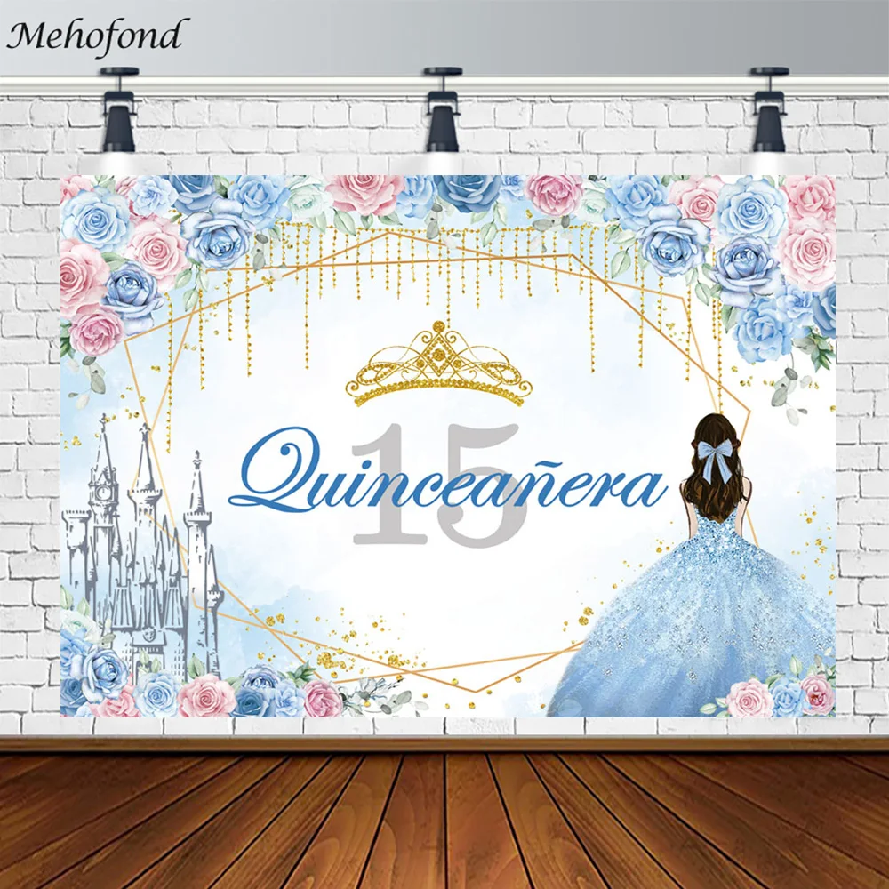 Mehofond Sweet 15 16 Years Birthday Decoration Flower Butterfly Silver Crown Dress Background Photography Photo Studio Photocall
Mehofond Sweet 15 16 Years Birthday Decoration Flower Butterfly Silver Crown Dress Background Photography Photo Studio Photocall
