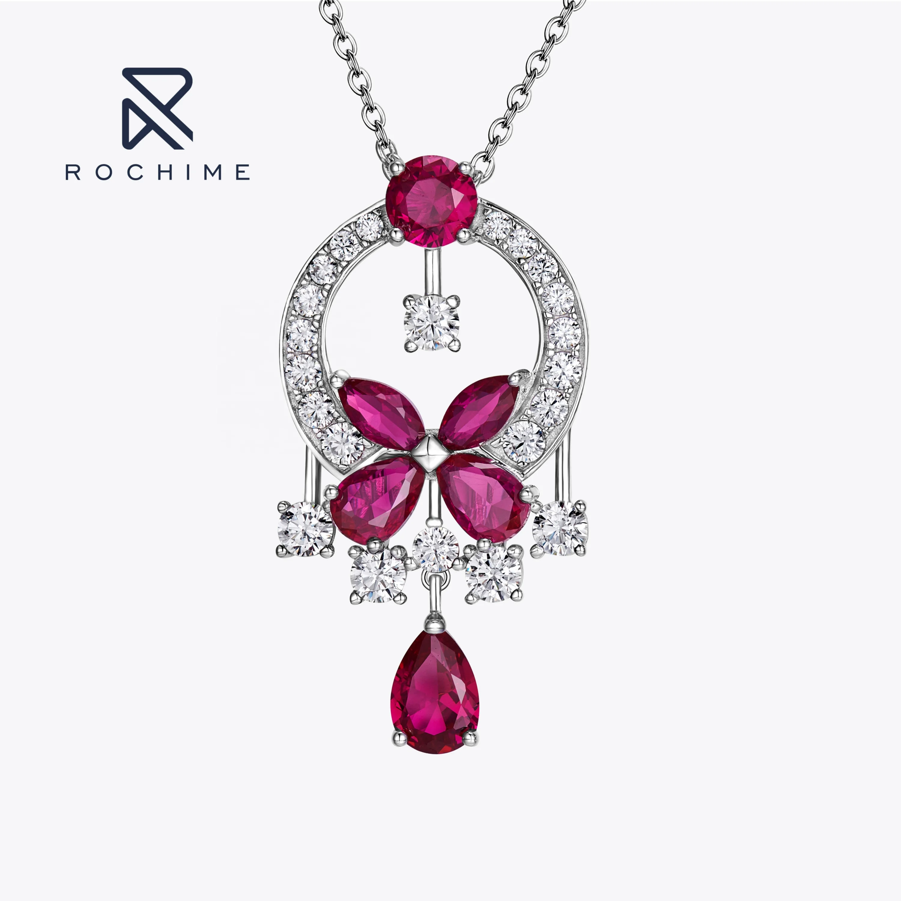 Rochime Fashion Jewelry Pendant Classic Circular Butterfly Diamond Necklace 925 Silver Dainty Fine Zircon Necklaces
Rochime Fashion Jewelry Pendant Classic Circular Butterfly Diamond Necklace 925 Silver Dainty Fine Zircon Necklaces