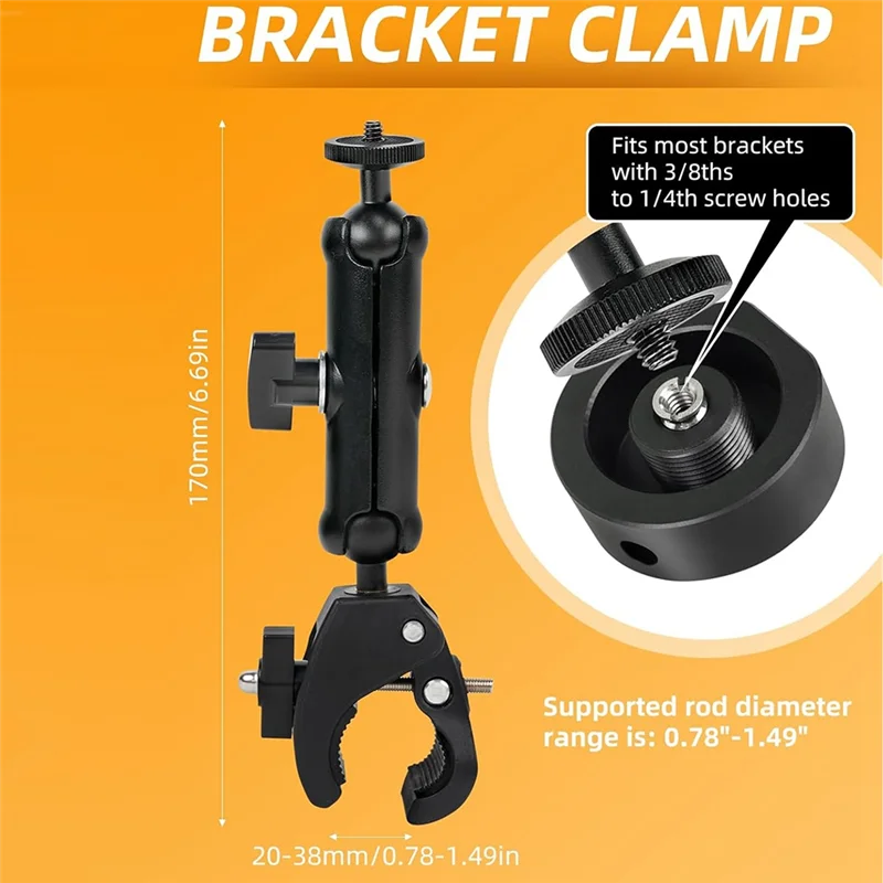 AB61-RV Ladder Pole Mount With Adjustable Angle Clamp For Starlink Mini For Roof Racks, Rvs, Boats
AB61-RV Ladder Pole Mount With Adjustable Angle Clamp For Starlink Mini For Roof Racks, Rvs, Boats
