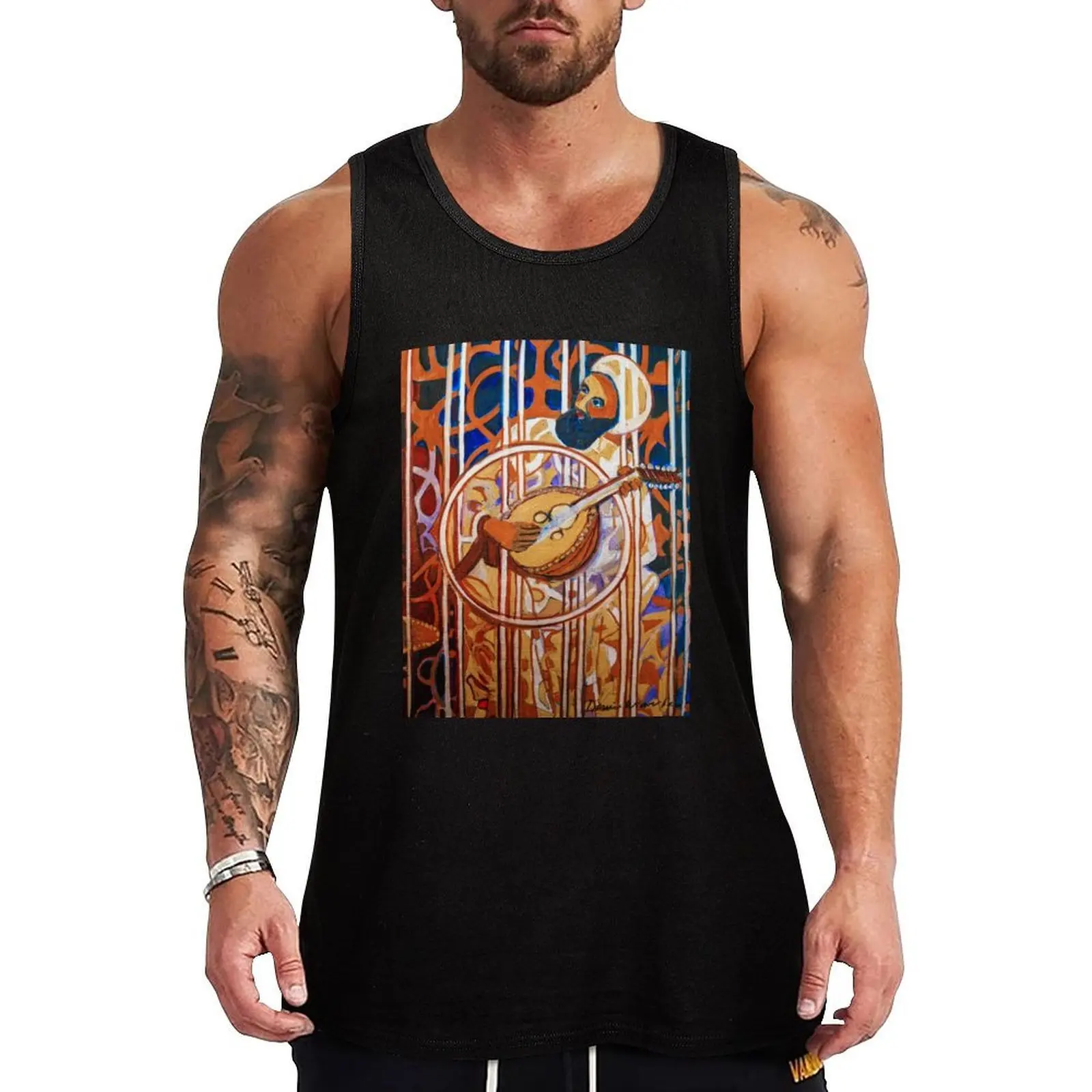 Oud: Eleven Strings Tank Top t-shirt for man Men's cotton t-shirt Men's clothing singlets for men
Oud: Eleven Strings Tank Top t-shirt for man Men's cotton t-shirt Men's clothing singlets for men